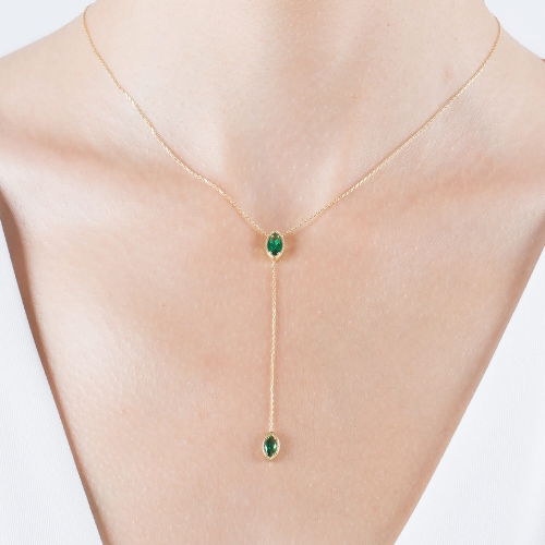 Altın Nikol Y Model Kolye Altın Nikol Y Model Kolye