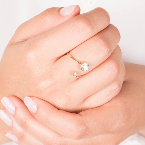 Altın Elips Yüzük Altın Elips Yüzük